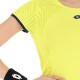 T-shirt Lotto Superrapida V Jaune Bleu Fluor Femme