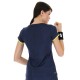 Camiseta Lotto Superfast V Denim Dark Yellow Acid Women