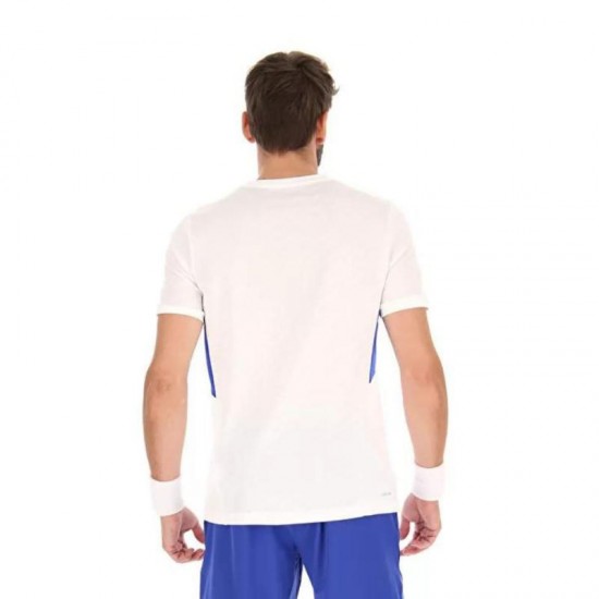 T-shirt Lotto Tech I D2 White Gloss Blue