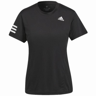 T-shirt manches courtes Adidas Club Femme Noire