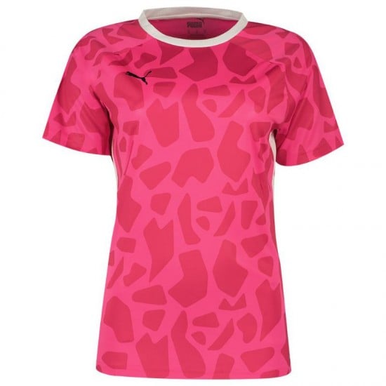 CAMISETA PUMA MUJER MANGA CORTA ROSA