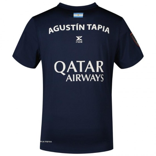 T-shirt officiel Nox Agustin Tapia 2023 bleu marine