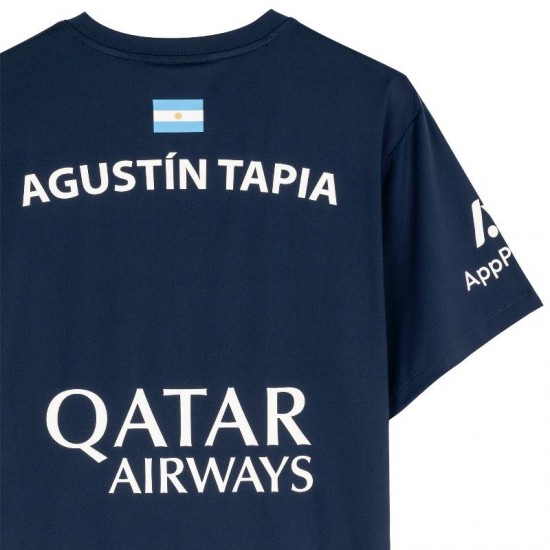 Nox Agustin Tapia Sponsors AT10 Dark Blue 2024 T-Shirt