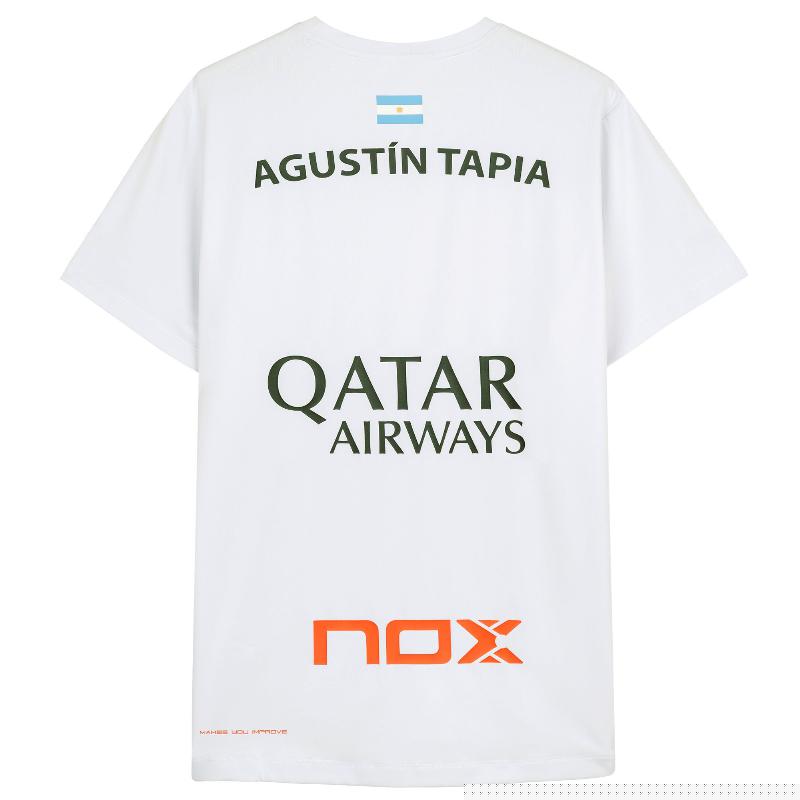 Camiseta Nox Agust?n Tapia patrocina AT10 Blanco 2024