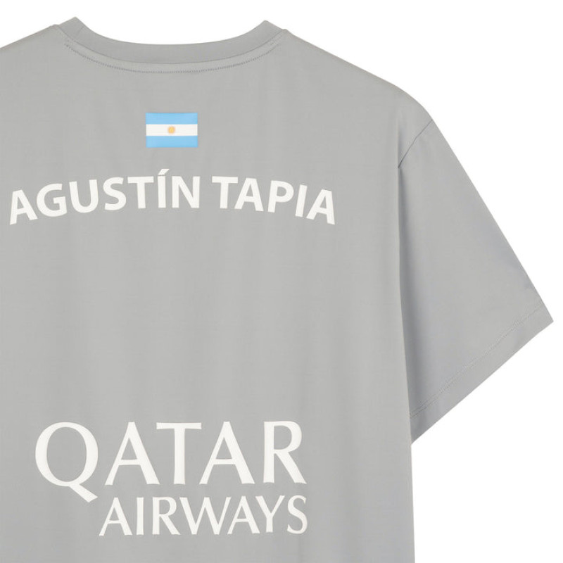 Camiseta Nox Agust?n Tapia Patrocinadores AT10 Cinza 2024