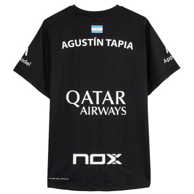 Camiseta Nox Agustin Tapia Sponsors AT10 Negro 2024