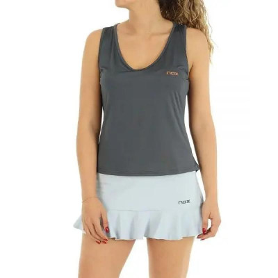 Camiseta Feminina Nox Exc Cinza Preto