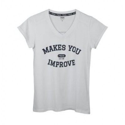 Camiseta Nox Mujer Basic Blanco