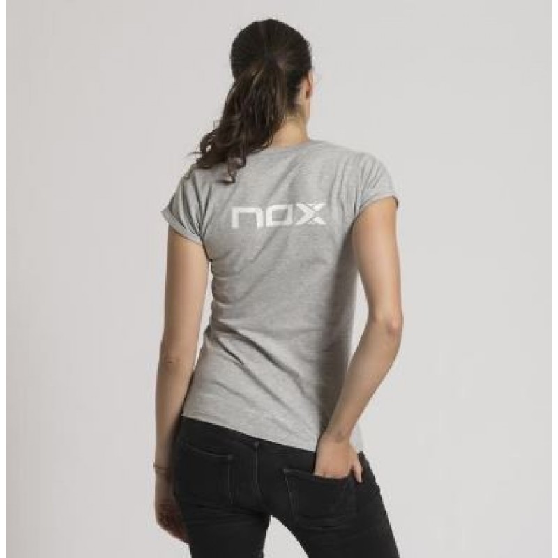 Camiseta Nox Mujer Basic Gris Vigore