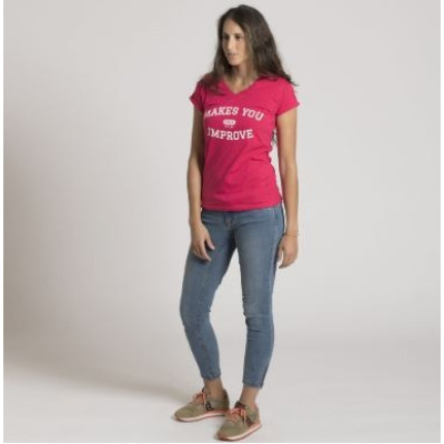 Camiseta Nox Mujer Basic Rosa