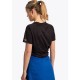 Osaka Sleeves Black T-Shirt Women