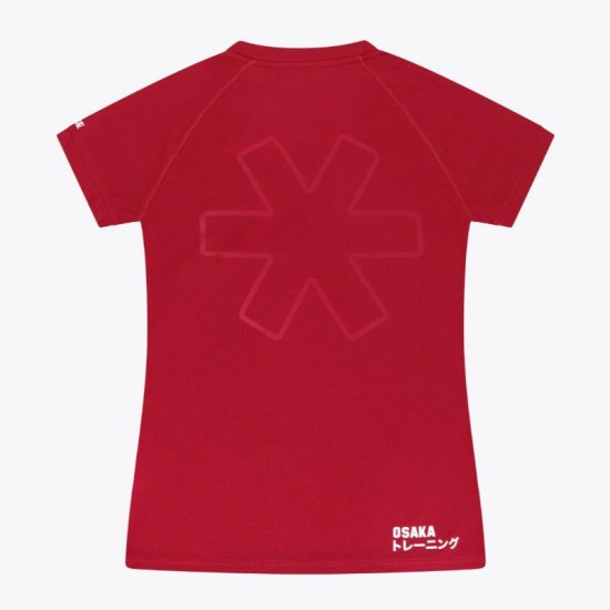 Osaka Sleeves Red T-Shirt Women