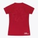 Osaka mangas vermelhas camiseta mulheres