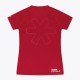 Osaka Manches T-shirt Rouge Femmes