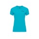 T-shirt de tournoi PadelPoint turquoise pour femme