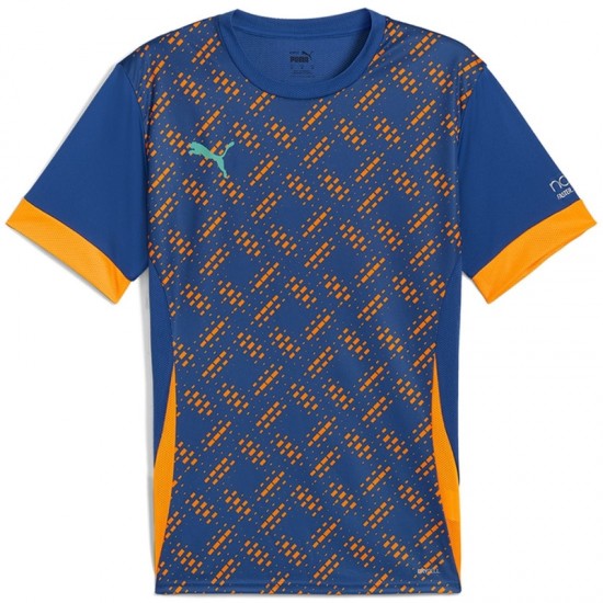 Camiseta Puma Individual Azul Naranja