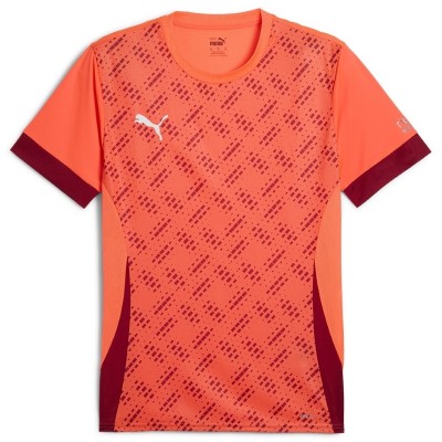 Puma Individual Maglietta Rosso Borgogna