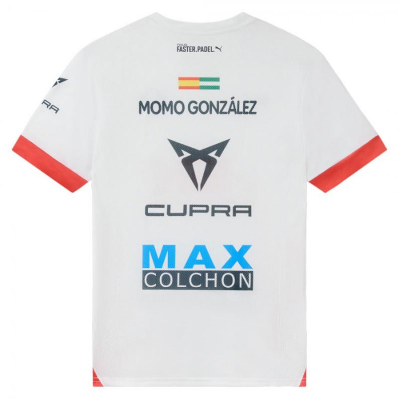 Puma Momo Gonzalez T-Shirt ?nica Branco Vermelha