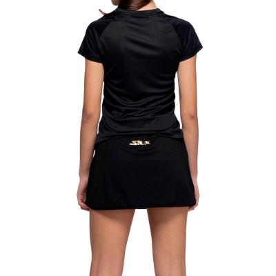 Siux Club Noir T-Shirt Femme