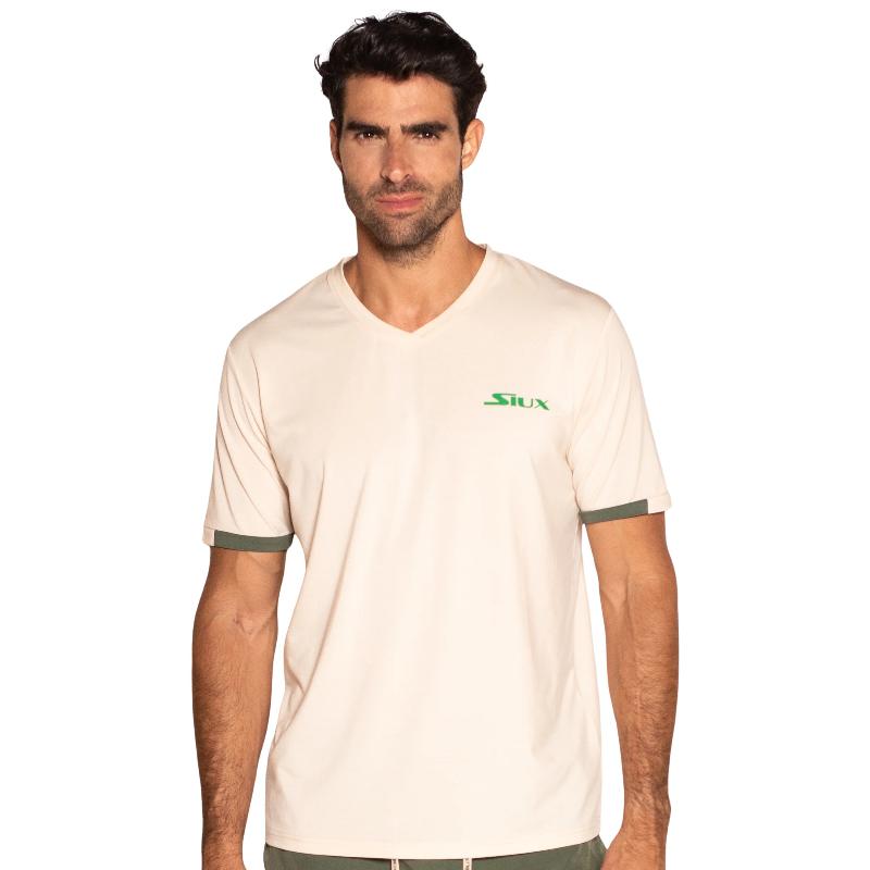 Camiseta Siux Gea Bege Marrom