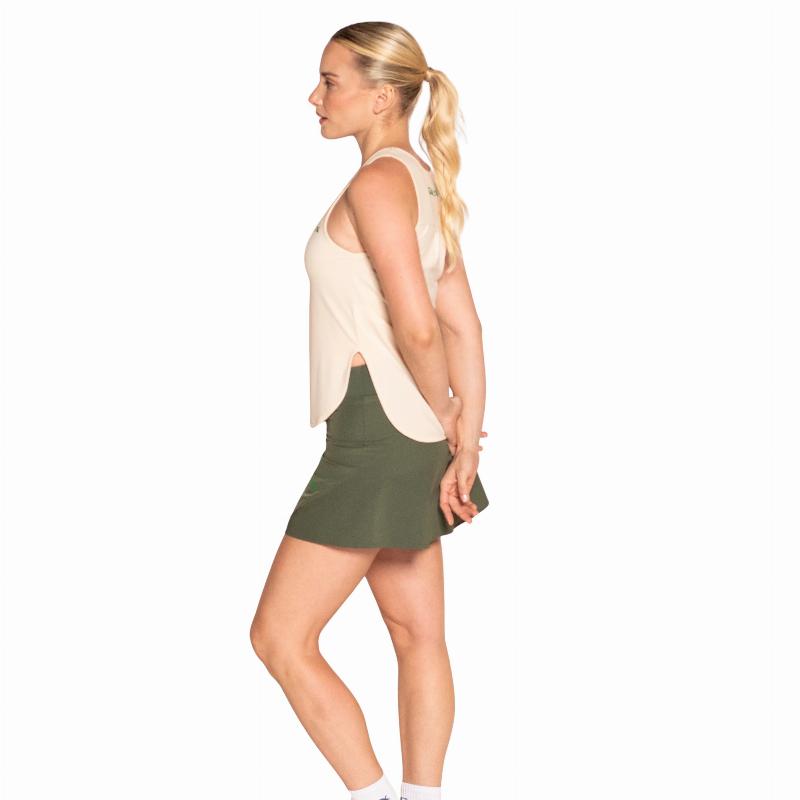 Siux Gea Beige Brown Women''s T-Shirt