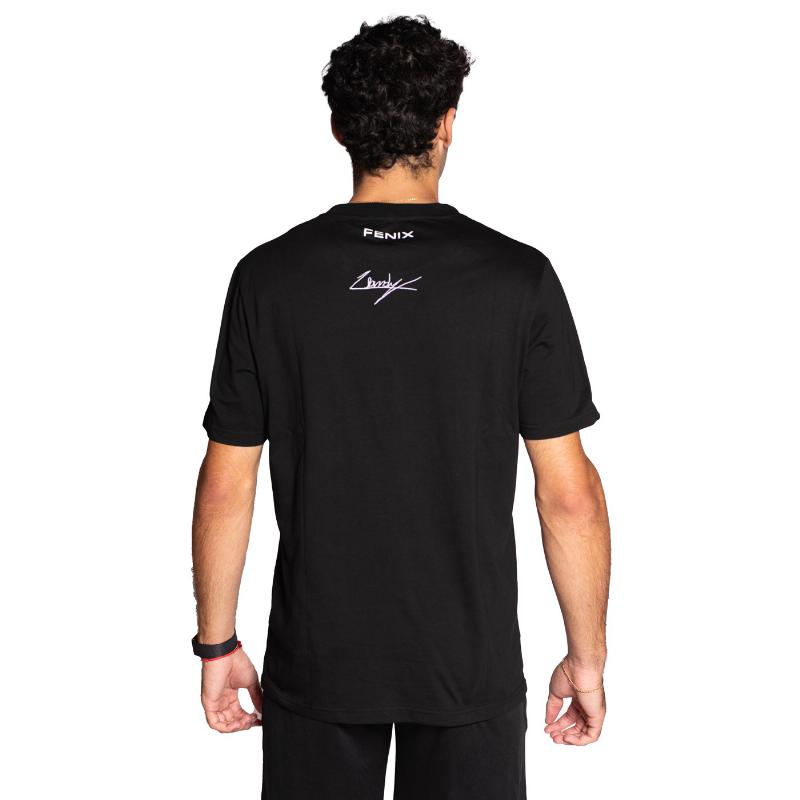 Siux Leo Augsburger Fenix Nero Arancione T-Shirt