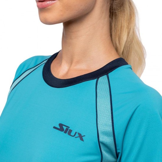 Siux Match 24 T-Shirt Femme Bleu Turquoise