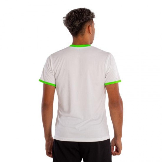 T-shirt Softee Galaxy Blanc Vert Fluor