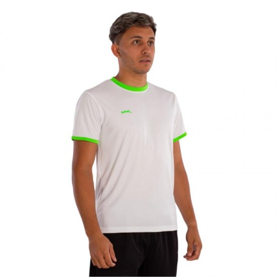 T-shirt Softee Galaxy Blanc Vert Fluor