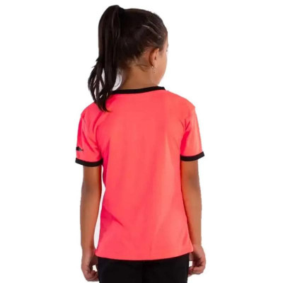 Camiseta Softee Galaxy Coral Fluor Negro Junior
