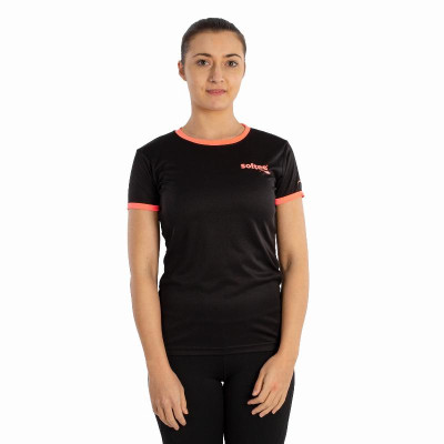 Camiseta Softee Galaxy Coral Fluor Mujer