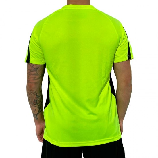 T-shirt Softee Play Jaune Fluor Noir