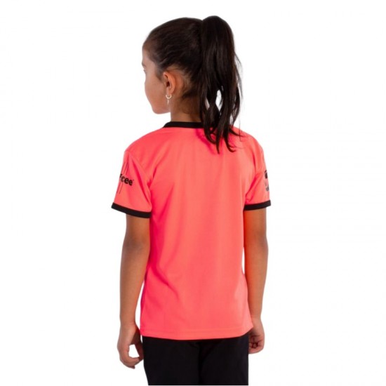 T-shirt junior Softee Tipex Coral Fluor Noir