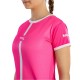 T-shirt donna Softee Tipex fucsia fluo bianco