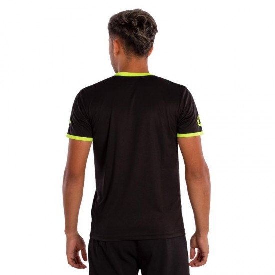 T-shirt Softee Tipex Noir Jaune Fluor