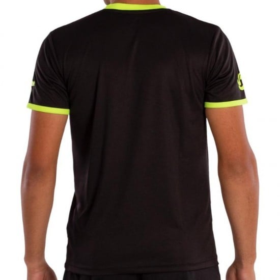 Softee Tipex T-Shirt Black Yellow Fluor Junior