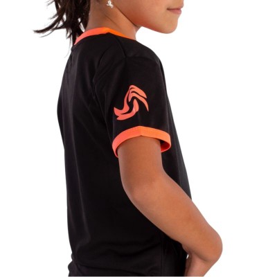 Camiseta Softee Tipex Black Coral Fluor Junior