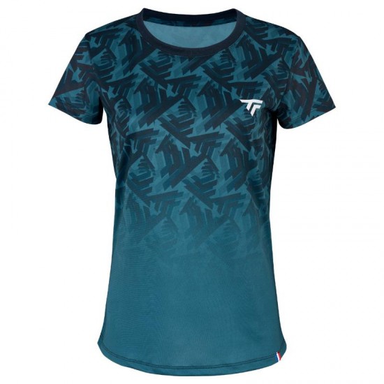 Camiseta Tecnifibre X-Loop Azul Teal Mujer