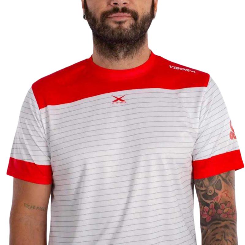Vibora Rei Cobra X Anivers?rio T-Shirt Branco Vermelho