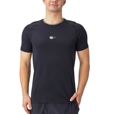 Wilson Bela Senza Cucitura Equipaggio Nero T-Shirt