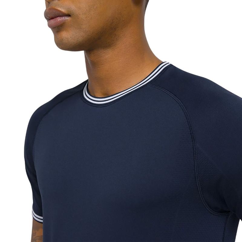 Camiseta Wilson Court Performance Crew Azul Marino