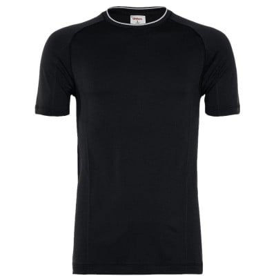 Camiseta Wilson Team Seamless Crew Negro