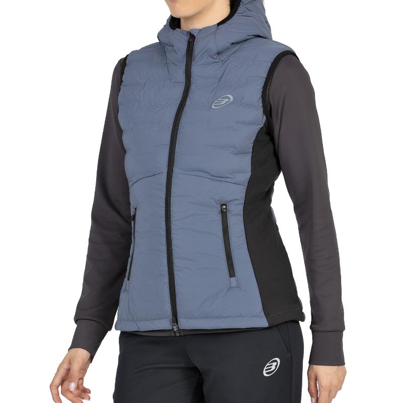 Gilet Bullpadel Blenda Blu Lavato