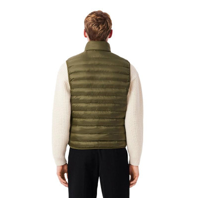 Chaleco Lacoste Puffer Verde Kaki