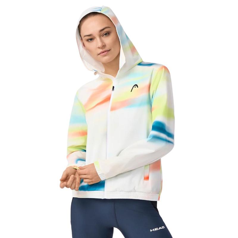 Head Blur Print Women''s Jacket