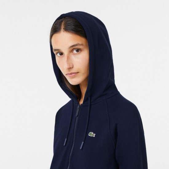 Women''s Navy Blue Lacoste Jacket