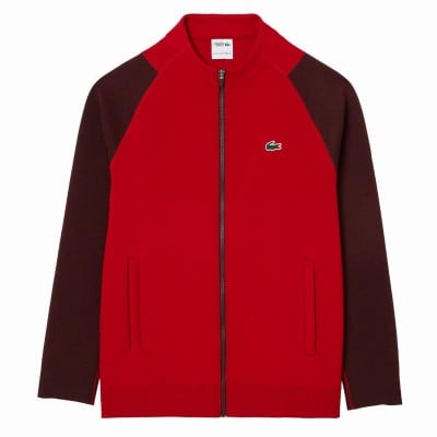 Lacoste Novak Djokovic Burgundy Jacket