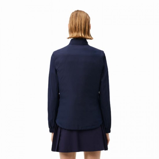 Lacoste Sport Navy Blue Women''s Jacket