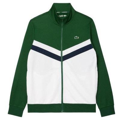 Veste de tennis Lacoste Vert Blanc