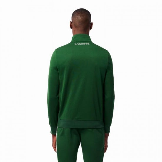 Lacoste Giacca Tennis Verde Bianco